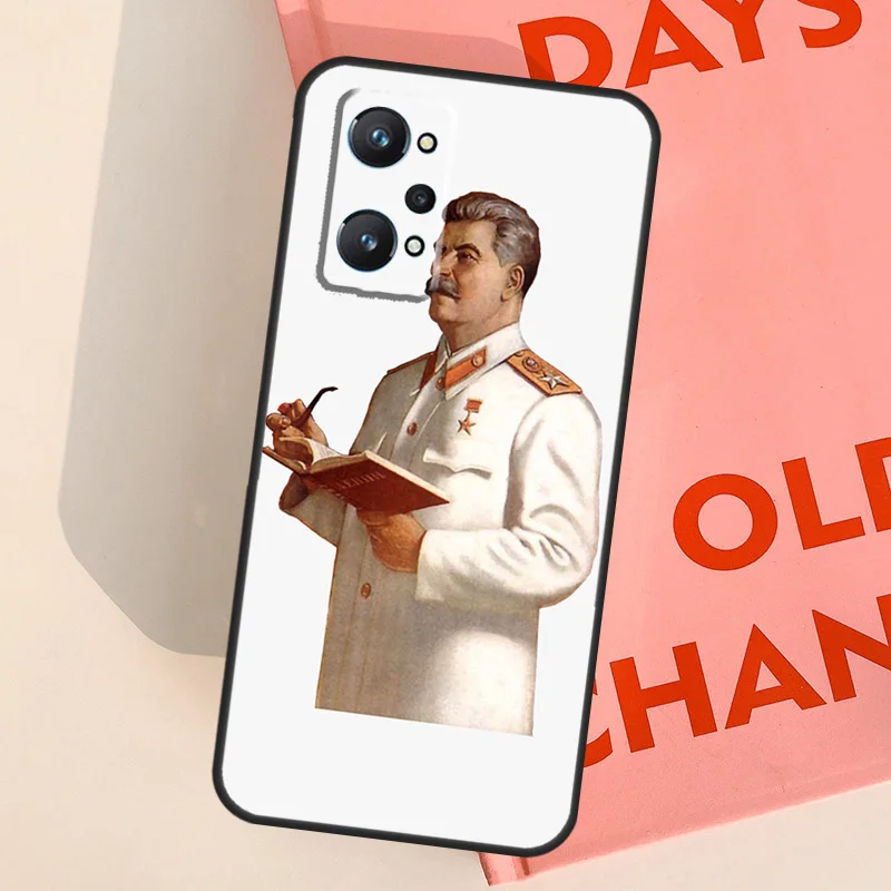 Russian Stalin Ussr Communism Case For Realme GT Neo 2 GT Master 8i 8 Pro C21 Full Cover For OnePlus 8T 9R 9 Pro Nord 2