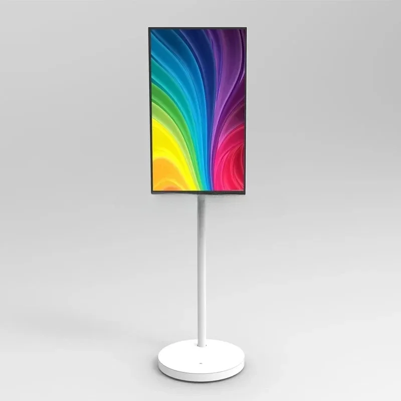 32 Inch 1080p Follow by Me Movable Display Touch Screen Monitor Floor Standing Android Wireless Portable Smart Tv for Home