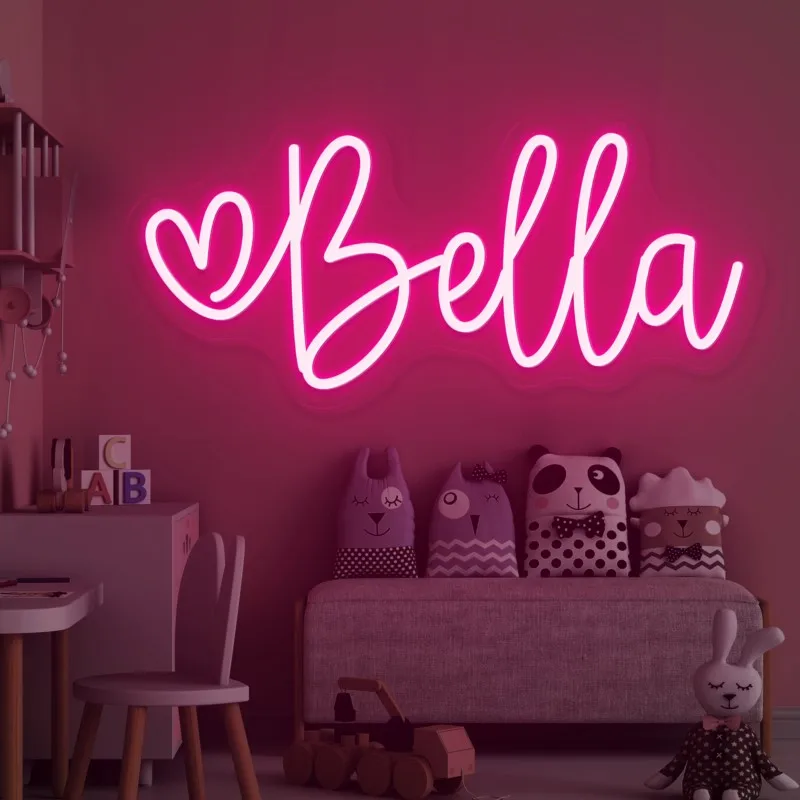 

Custom Neon Sign Led Name Light for Kids Name Custom Signs Teenage Gift Led Neon Sign for Wall Decor Bedroom Decor Personalized