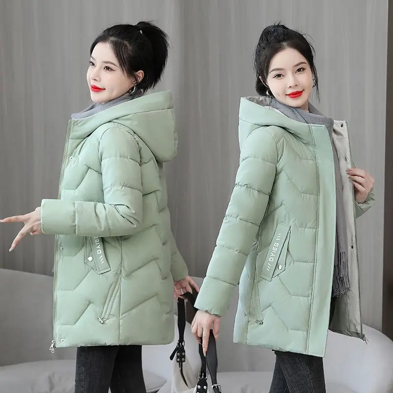 Winter Women Cold Coat Parkas Super Hot Coats Hooded Long Cotton Padded Jacket Jackets Womens Winter Clothes Trend Puffer Jacket