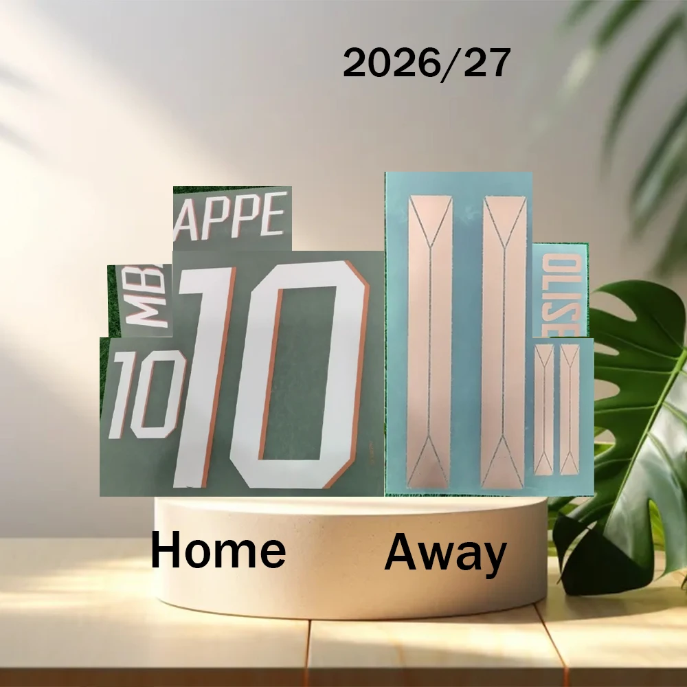2026/27 Fran3ce name set printing OLI11SE nameset iron on DO20UE nameset soccer sponsor thermal badge top AAAA quality Cup