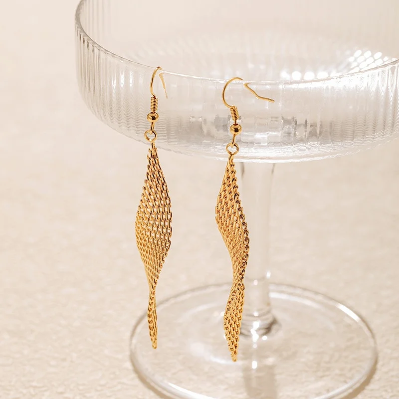 18K Gold-Plated Geo… - image