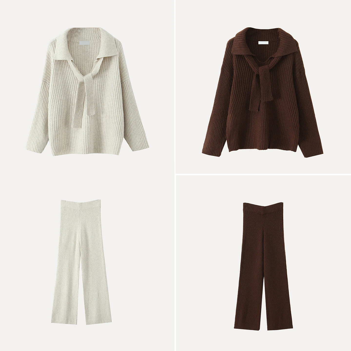 

Свободный вязаный свитер, комплект Lazy Old Money Sle, осень-зима, женская мода, Новое поступление, удобное расслабляющее ощущение