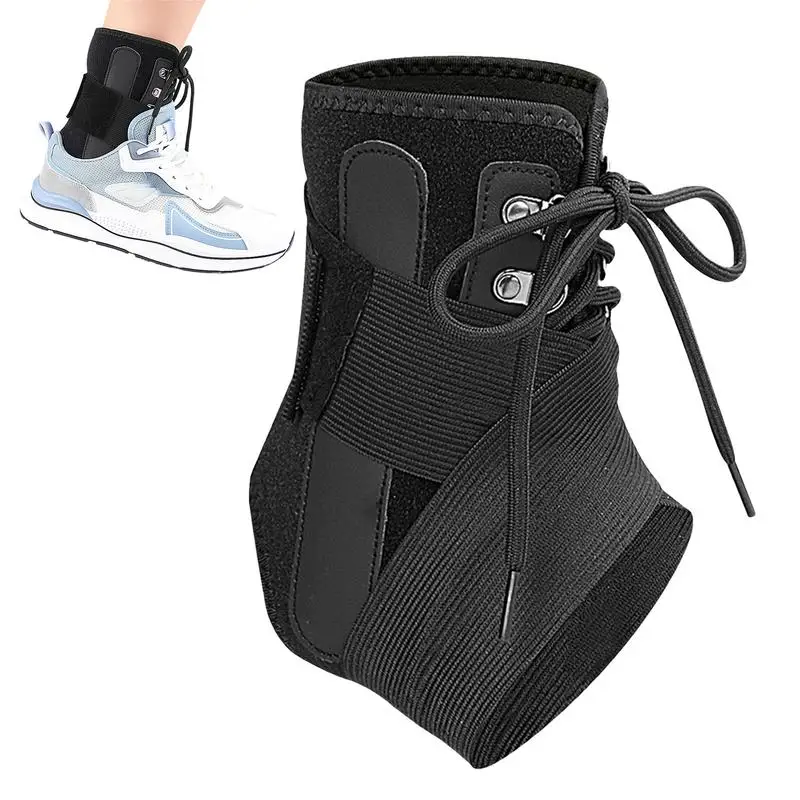 

Ankle Braces For Men Adjustable Ankle Support Compression Wrap Comfortable Foot Wrap For Sprained Injury Recovery Running Tennis