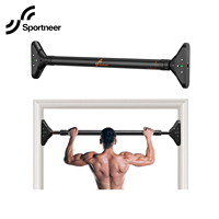 Sportneer Indoor Home Pull Up Bar Adjustable Width Strength Training Chin up Bar without Screws Max 440lbs for Fitness Exercise