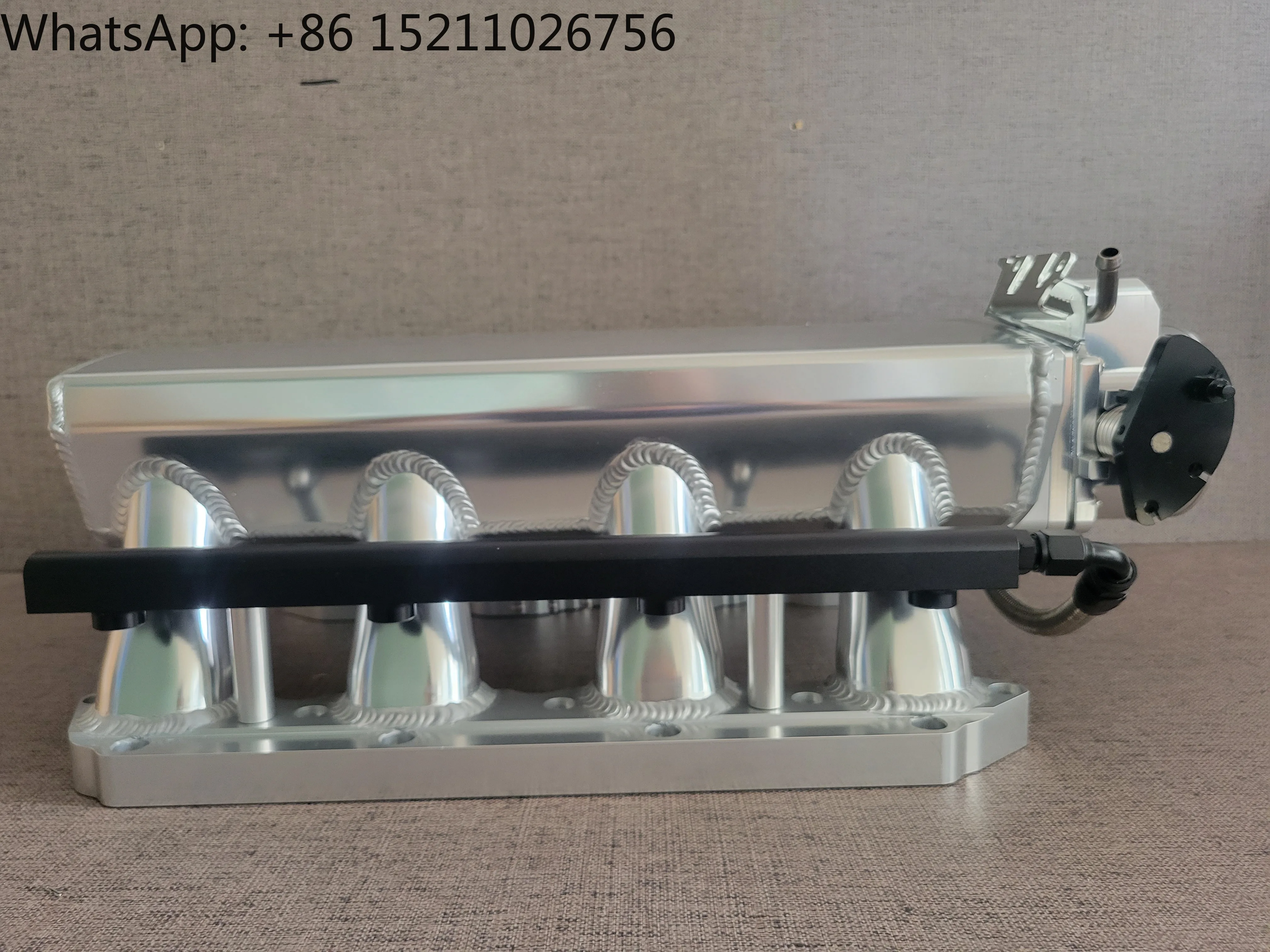 New CNC Aluminum Intake Manifold Fuel Rail Kit VK56DE for Nissan 5.6L V8 Engine Performance Parts Billet Intake Manifold VK56