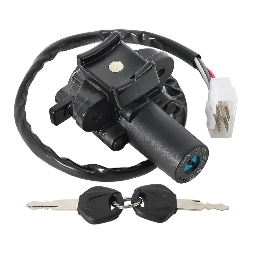 1 Satz Motorrad-Zündschloss und Schlüssel für Kawasaki ZX500 ZZ-R500 ZX600 ZX-6R ZZ-R600 ZX900 ZX-9R ZX636 ZX750 ZX-7RR Ninja – Detail 3