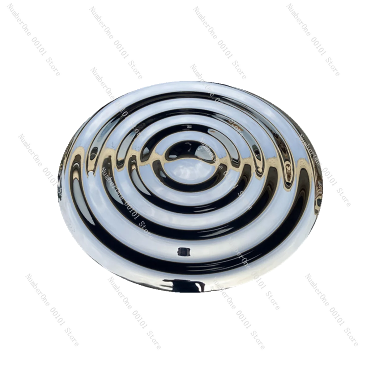 

Stainless steel mirror water drop water ripple sculpture outdoor garden hotel water feature landscape wave disc floor ornament