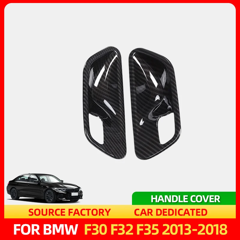 

Стайлинговые молдинги для BMW 3, 4 серии, углеродное волокно, АБС-пластик, внутренняя дверная ручка, крышка чаши, отделка F30 F32 F35 2013-2018 автомобиля