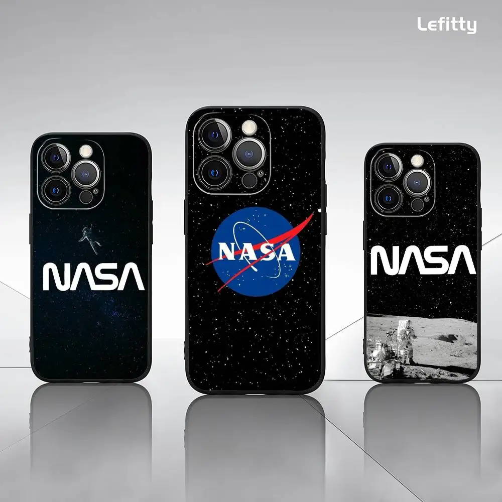 

Famous Aviation N-NASAS Phone Case For iPhone 16 15 14 13 Pro Max Plus Mini Frosted Soft Shell Funda Shockproof Cases