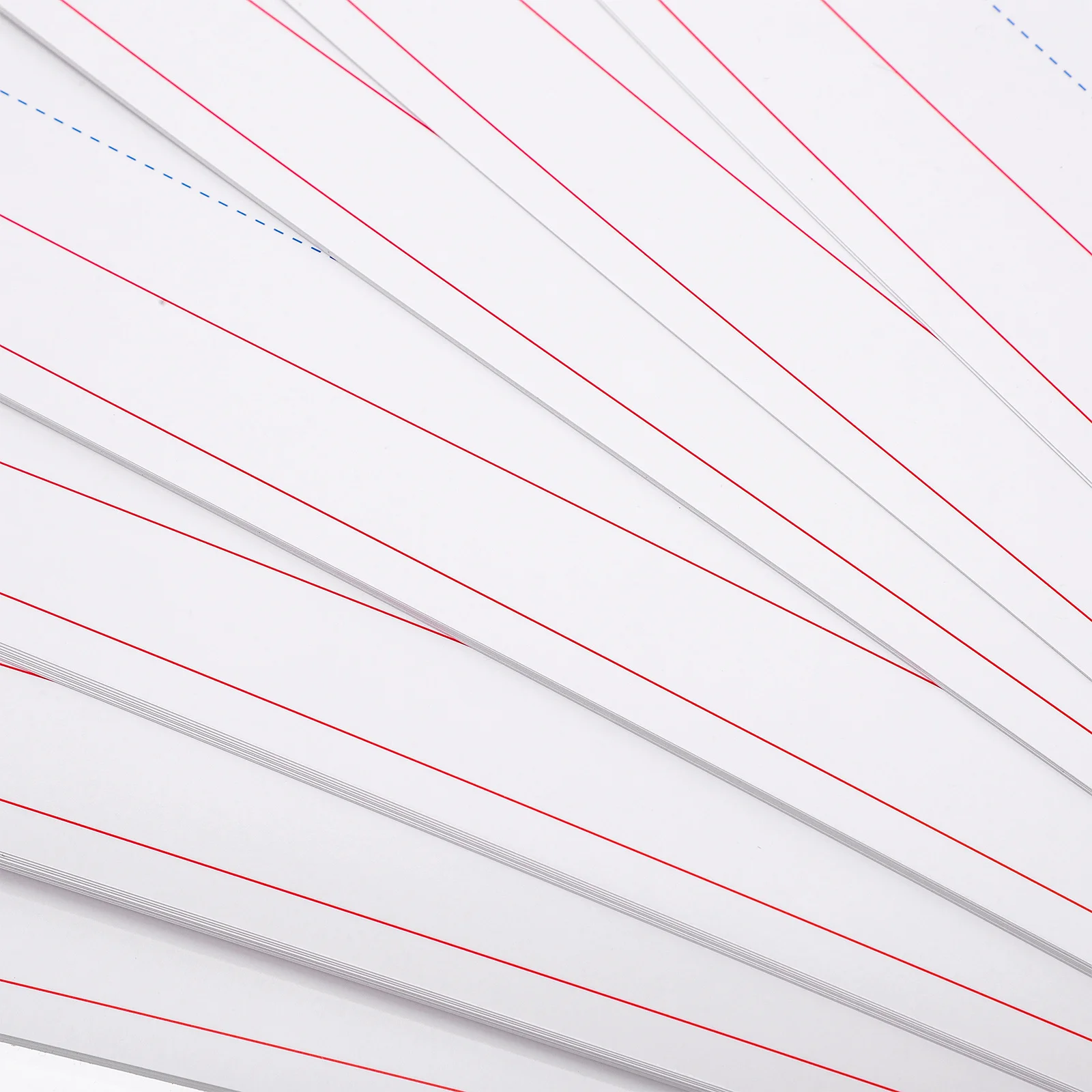 

50Pcs Sentence Strips Ruled Paper Writing Strips Portable Classroom Educational Supplies Sentence Strip Students Supplies