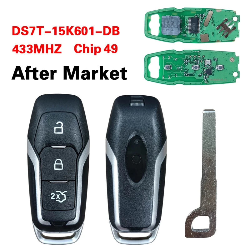 

CN018037 Original 3 Buttons Smart Remote Key FCC DS7T-15K601-DB 49 Chip 433MHz For Ford Mondeo Edge S-Max Galaxy 2014-2018