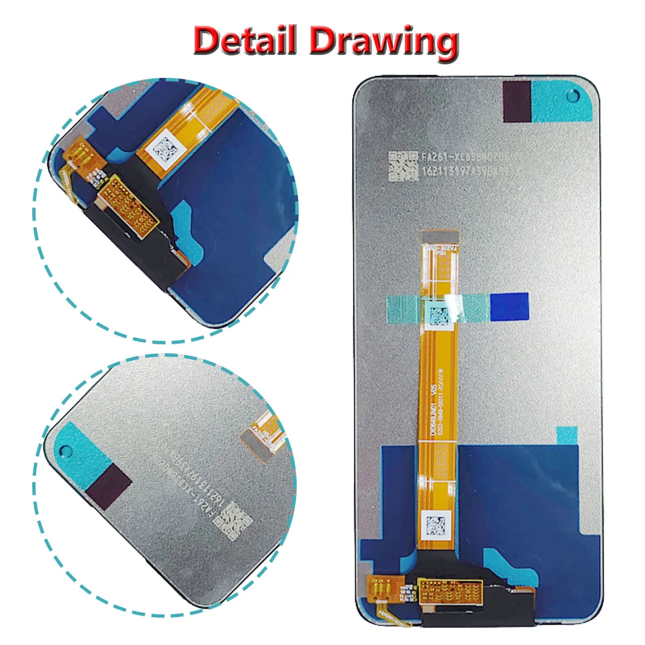 Original For Mobile Phone Oppo A73 5G CPH2161 With Frame LCD Display Touch Screen Digitizer Assembly Replacement Repair Parts