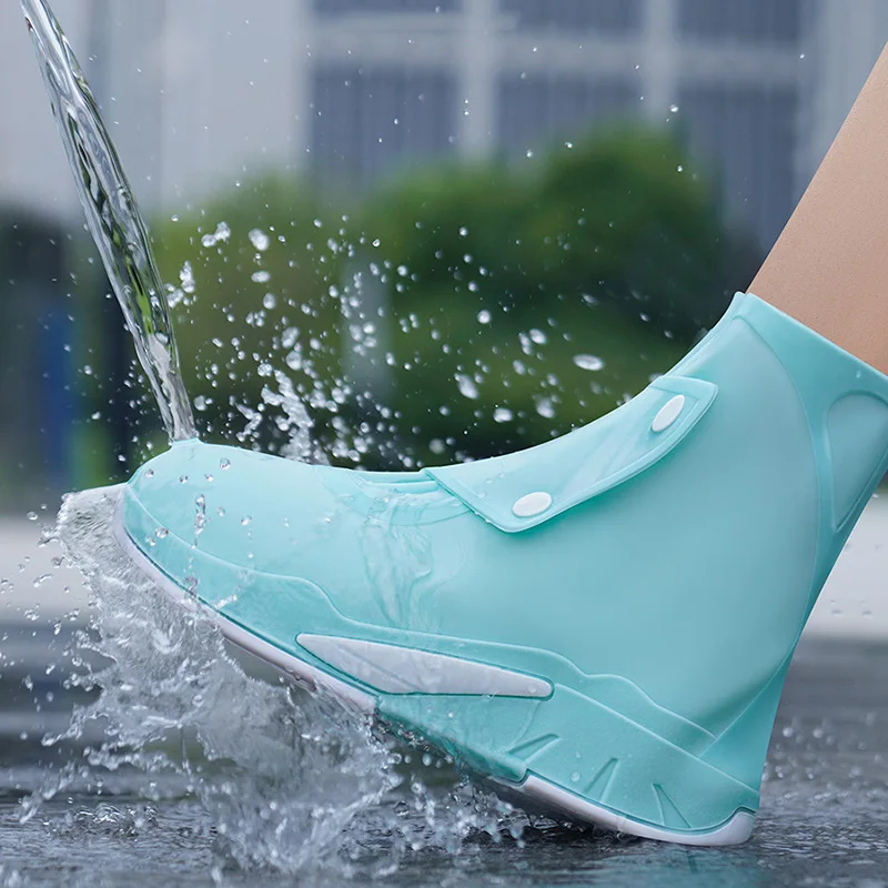 

Rain Boots Cover Unisex Silicone Rain Boots Waterproof Non-slip Wear-Resistant Shoe Cover Outdoor Rain Boots Thickened Non-slip