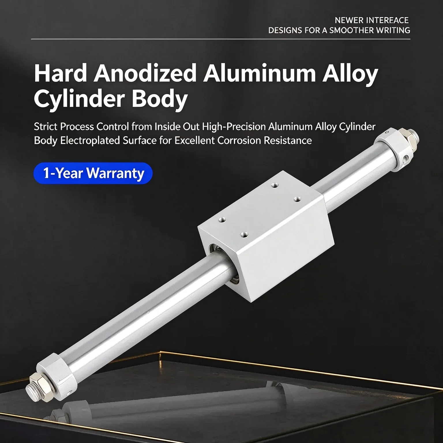 RMS Series Rodless Magnetic Air Pneumatic Cylinder 25mm Bore Double Acting RMS25 100-1000mm Stroke Options Available