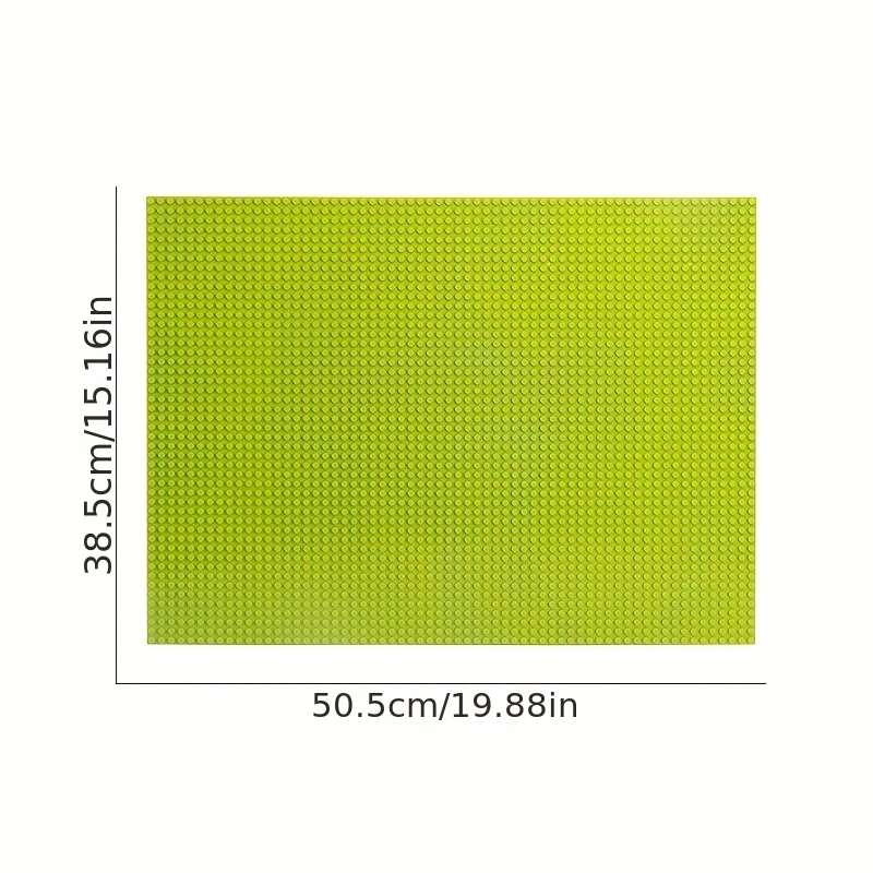 مكعبات بناء لوحة قاعدة 48*64 نقطة، لوحة قاعدة WallDlY، ألعاب الطوب الكلاسيكي للأطفال، كتلة بناء العلامة التجارية المتوافقة #4