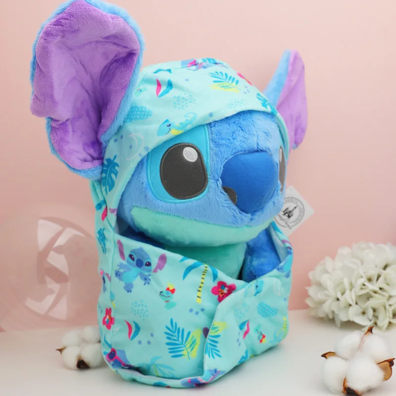 30cm Kawaii Disney Anime Lilo & Stitch Cartoon Stuffed Plush Dolls Large Pillow Plushie Toys Cute Birthday Gift For Kids Girls