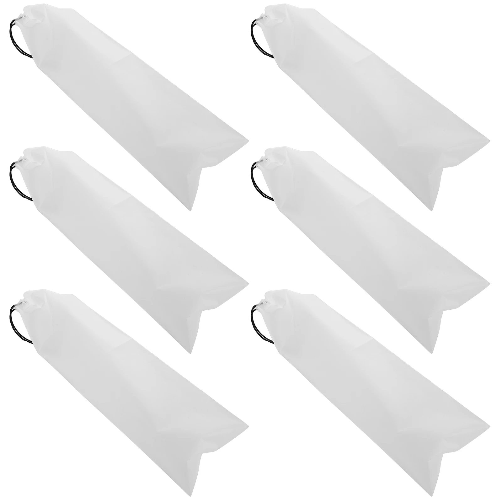 6개입 우산 보관 가방 내구성 있는 PE 소재 끈형 홀더 접이식 우산용 휴대용 젖은 우산 가방