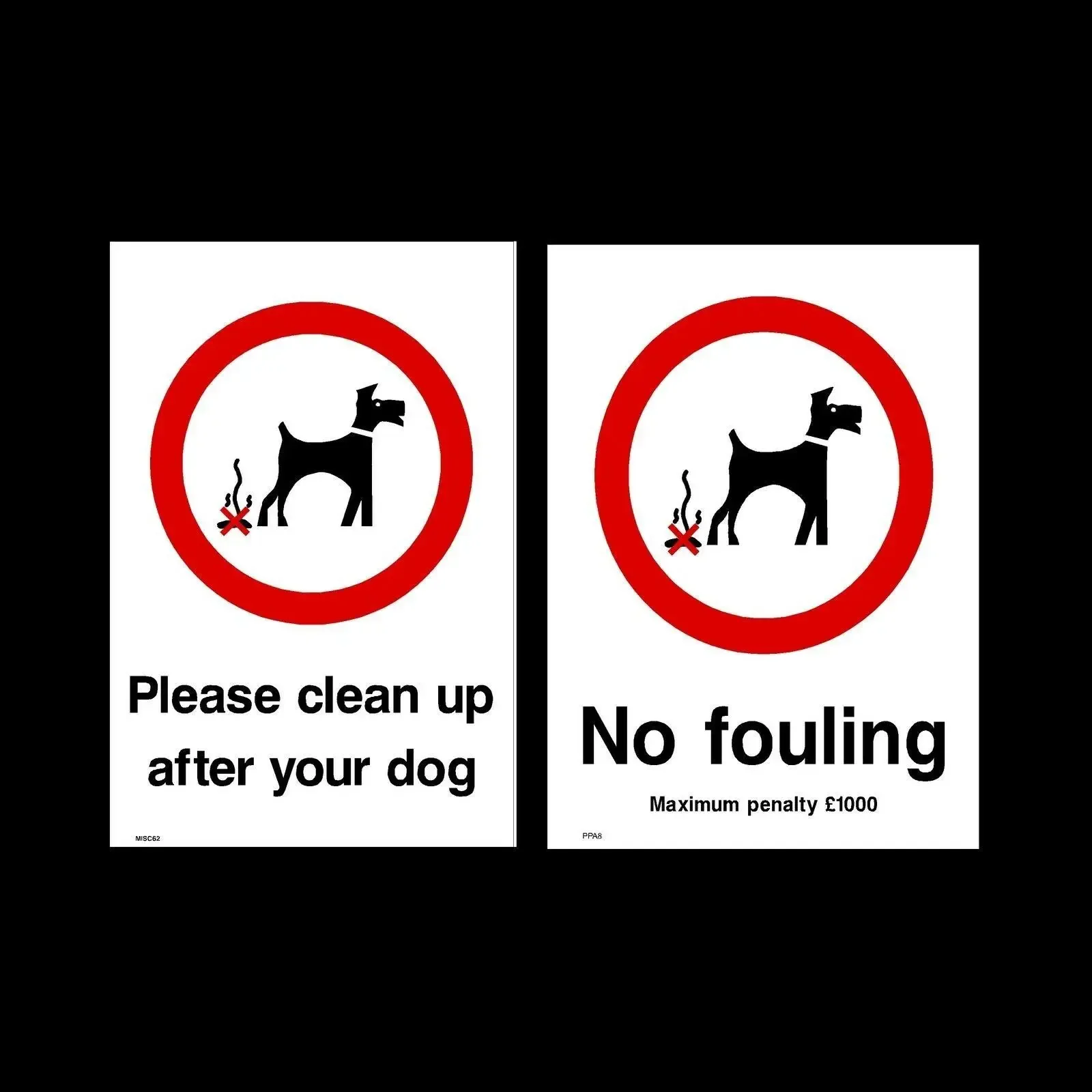 Dog Fouling Please clean it up Stickers Decal Suitable for shopping malls, warehouses, schools, factory,Office Building wall