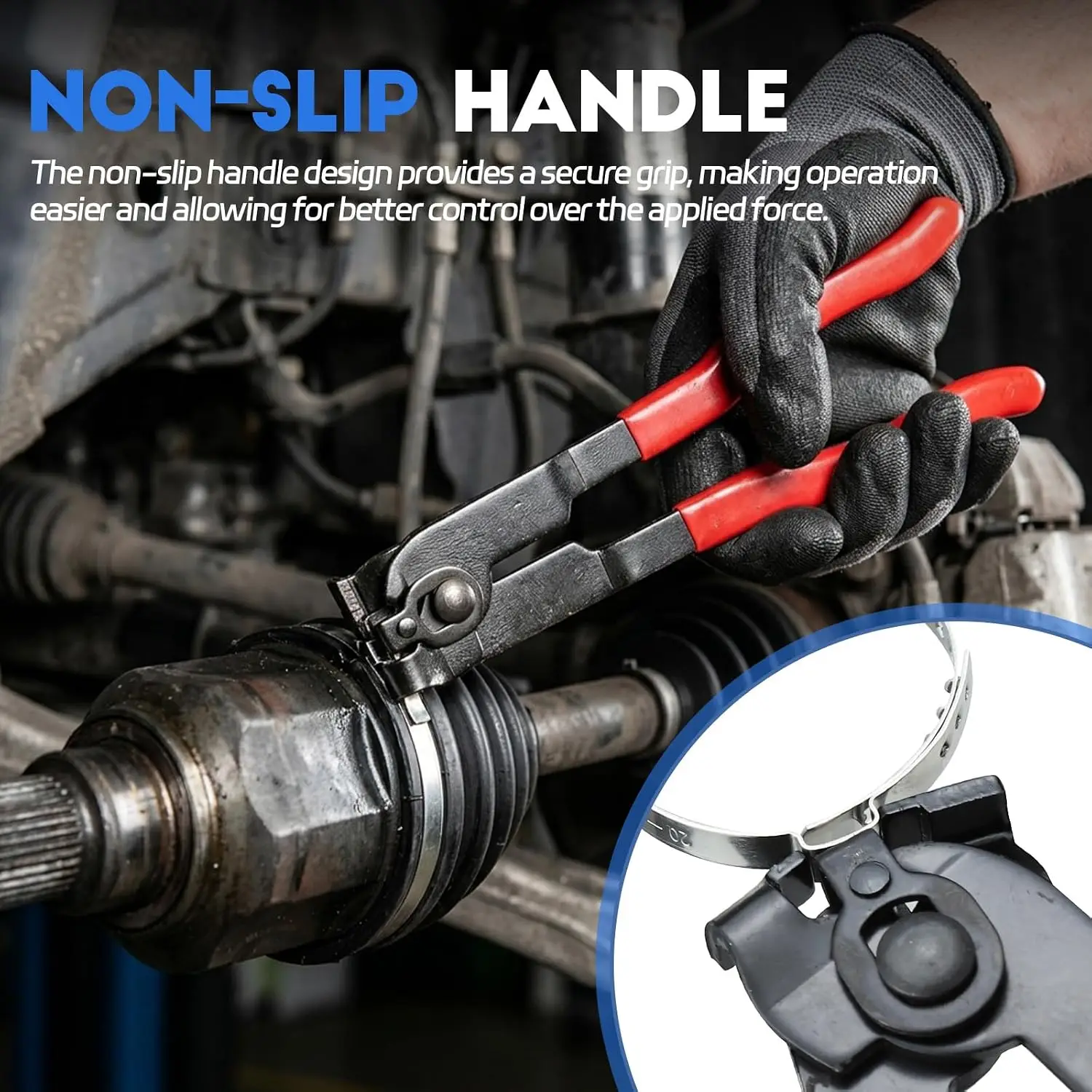 Universal Joint Dust Cover Clamp and Accessories, Used for Mounting the Universal Joint Dust Cover - Automotive Repair Tools
