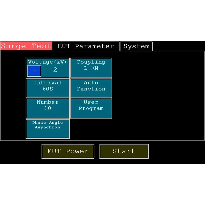 Test Burst Pulse Impulse Surge Generator