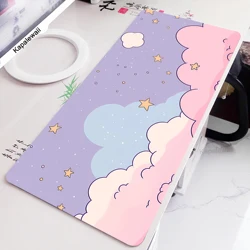 Space Mouse Pad Pc Rubber Mousepad Apoio De Pulso Teclado Mouse Mat Kawaii Cute Keyboard Pads Office Large Desk Protector Mat