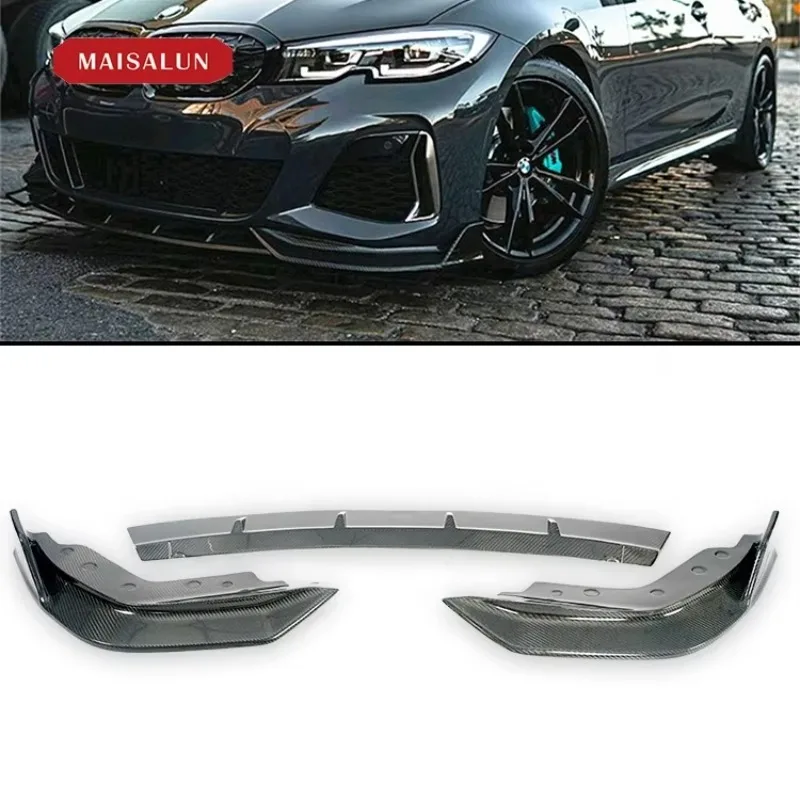 

ZAIQU jiuzhou Auto Factory Price Carbon Fiber Front Lip for 3 Series G20 G28 2019-ON Carbon Fiber Front Bumper Lip