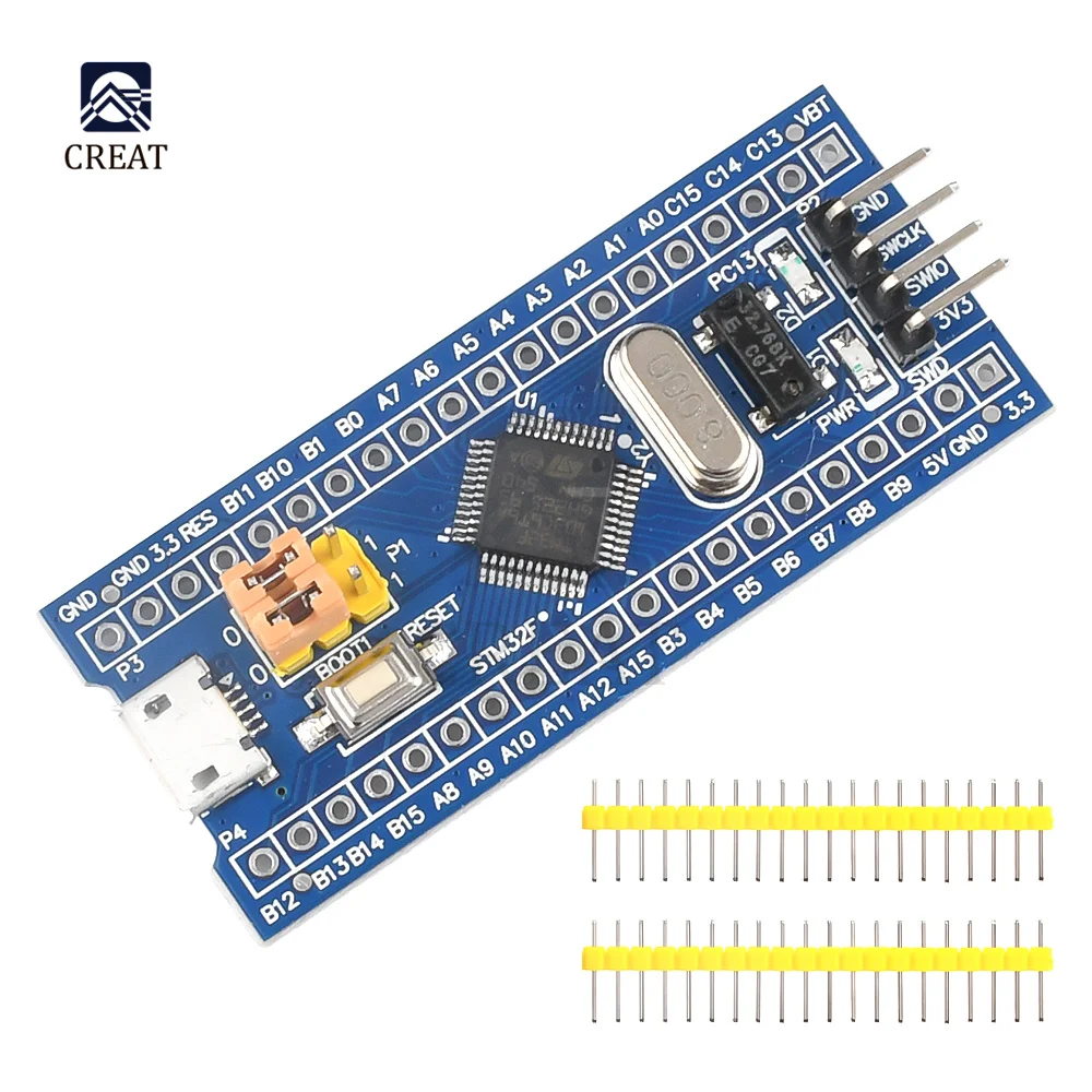 STM32F103C6T6 STM32F103C8T6 ARM STM32 Mindest System Development Board ST-LINK V2 Simulator Download Programmierer