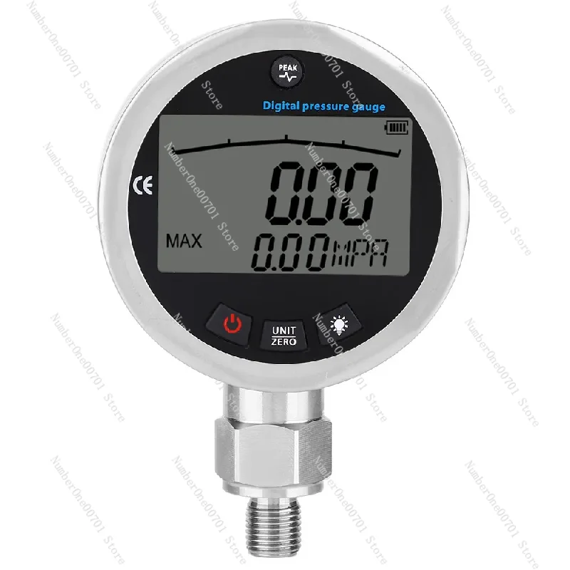 

Precision 0-40mpa 5800psi Digital Hydraulic Pressure Gauge Measuring Instrument Tester Meter With G1/4 Connector Digital Manomet