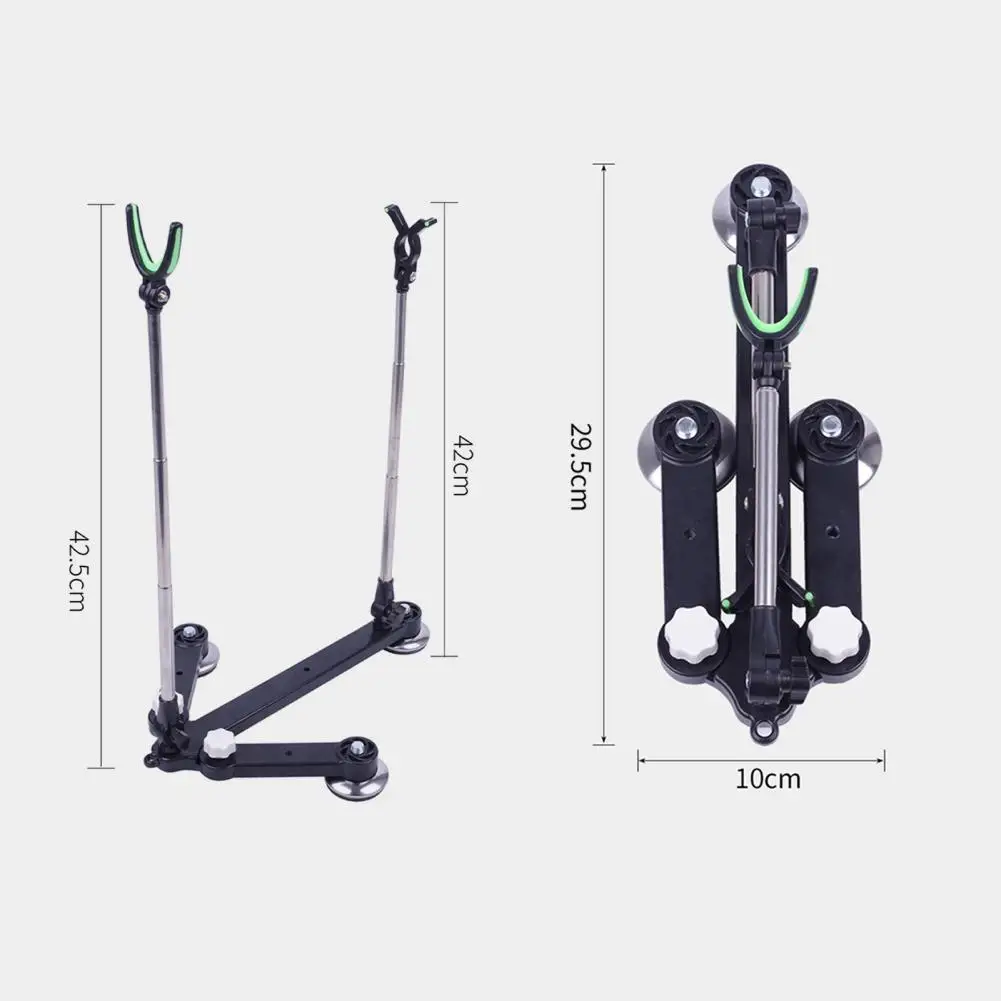 1 Set Fishing Rod Holder High Stability Adjustable Fishing Pole Support Bracket With Y-Shaped Head Ice Fishing Equipment Outdoor