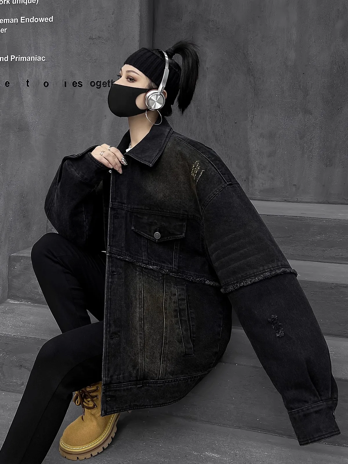 

Модная уличная джинсовая куртка-пуховик для женщин, зимняя, легкая, приталенная, без капюшона, с наполнителем из 90% белого утиного пуха, теплая верхняя одежда