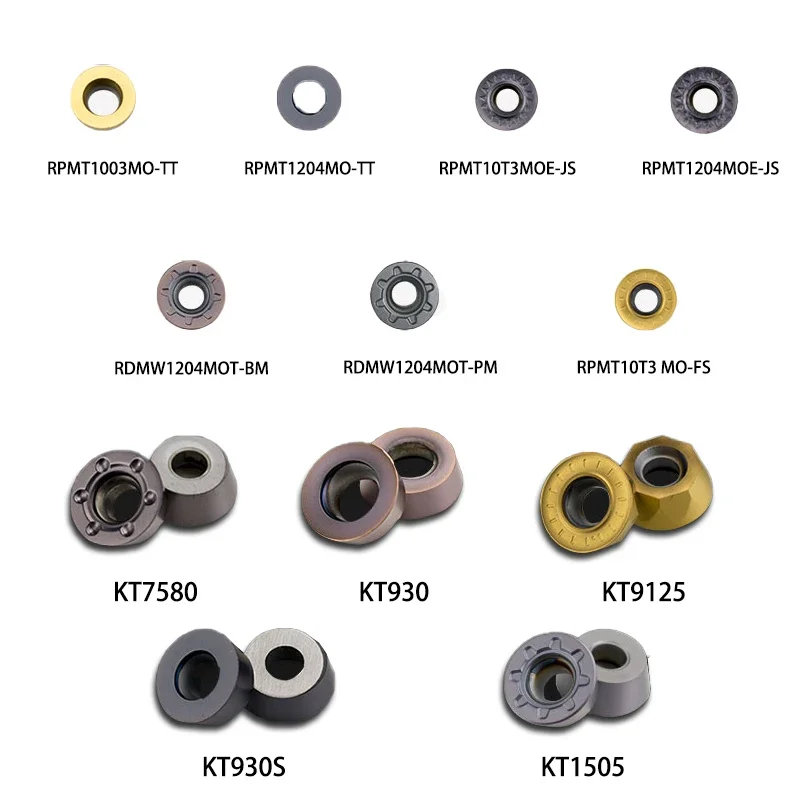 EMR Round Nose Milling Cutter 5R Flat Milling Cutter EMR 5R EMRW 6R TRS 6R 5R CNC RPMW1003 Machine Machining Center