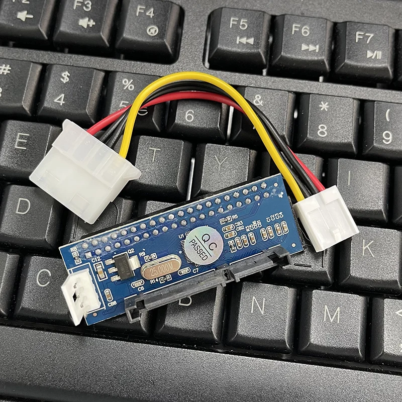 محول IDE إلى SATA HDD 3.5 IDE إلى SATA محول القرص الصلب PATA IDE 39/40Pin إلى SATA 22Pin موصل القرص الصلب مع كابل البيانات