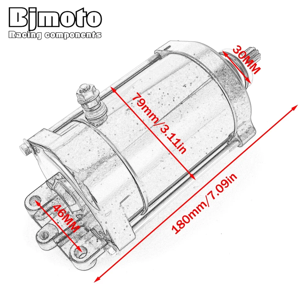 Starter Motor For Kawasaki JT750 ST JT900 900 JT1100 1100 STX JET SKI STX JT1500 STX-12 JT1200 JT1200-D JF650 TS JH750 XiR