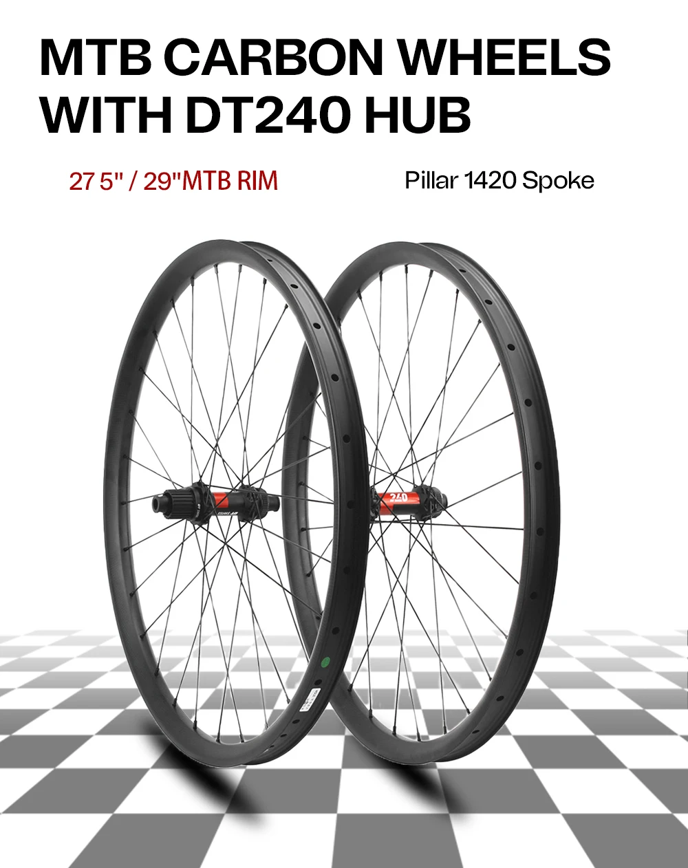 DT 240 Hubs MTB AM Enduro DH Wheelset 29 Bicycle Wheel Straight Pull Disc Brake Carbon Wheels 148 Boost 142 Thru Axle 135 QR