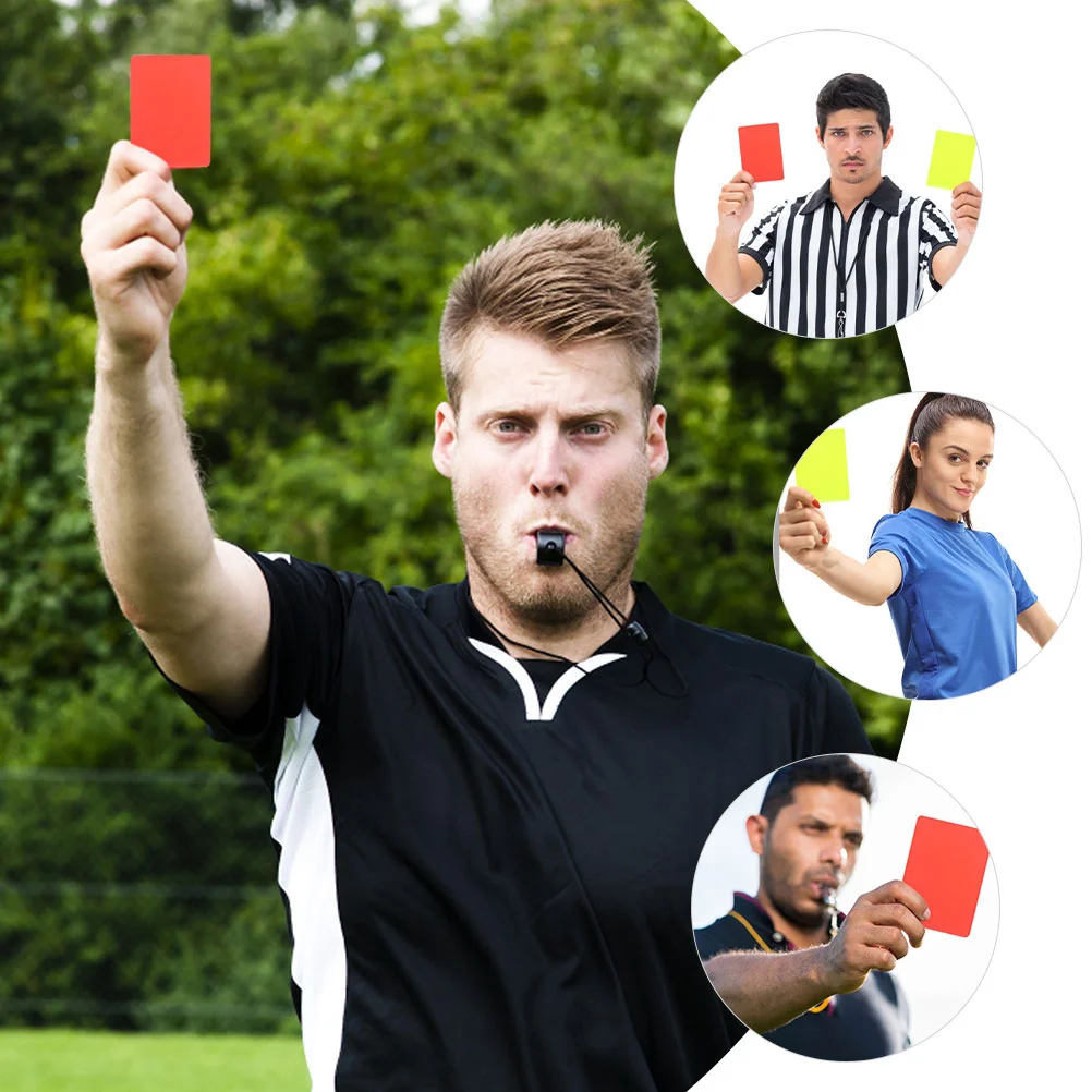 8 Pcs Easy Extraction Referee Cards Football Profession Professional Pvc Standard Wallet Badminton Rugby