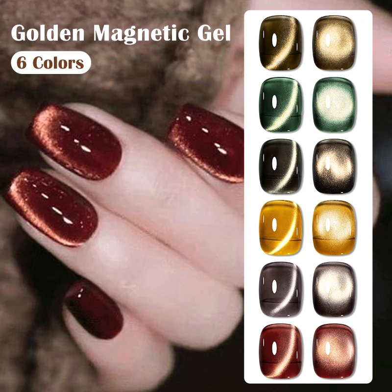 พบกับข้าม 7ml Dark Red Semi CLEAR Cat Magnetic GEL เล็บสําหรับเล็บฤดูหนาวฤดูใบไม้ร่วงคริสต์มาสเล็บเจลเคลือบเงาเล็บ