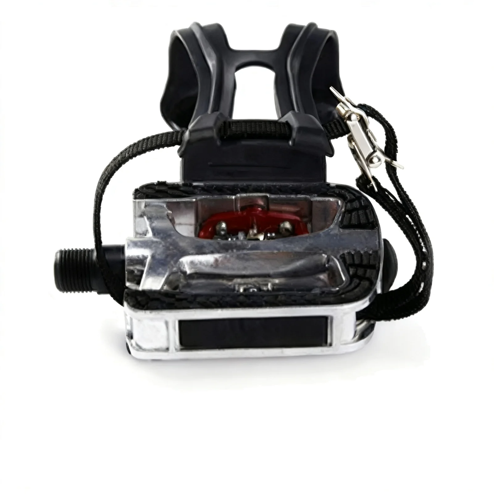 Wide Platform Pedals Aluminum Non Slip Reflective Bicycle Pedals Spd Compatible System Pair Package