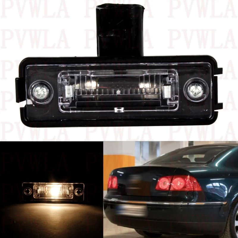 

1pc Halogen License Plate Light Lamp 6QD943021A For VW Phaeton 2002 2003 2004 2005