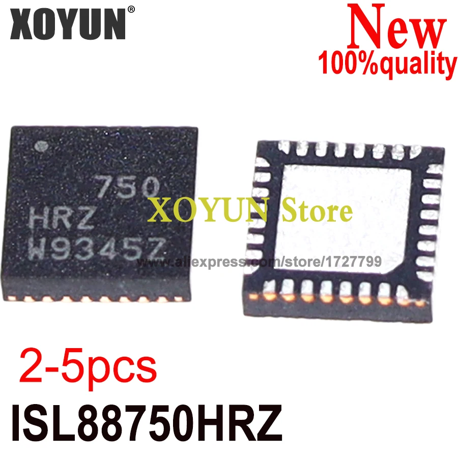 (2–5 Stück) 100 % neuer ISL88750HRZ ISL88750 88750HRZ 750HRZ 88750 QFN-32-Chipsatz