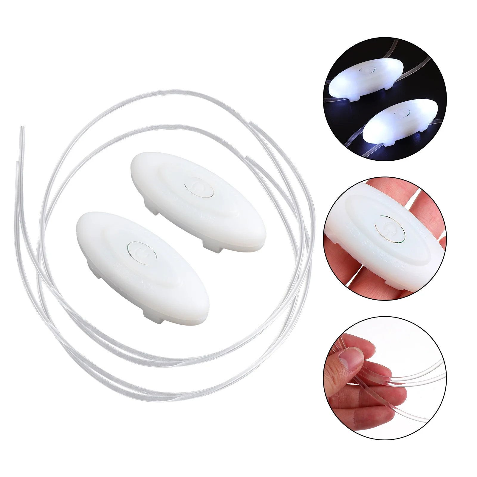 

3 пары светящихся шнурков, креативные плоские светодиодные шнурки для обуви, светящиеся флуоресцентные шнурки для спортивной обуви