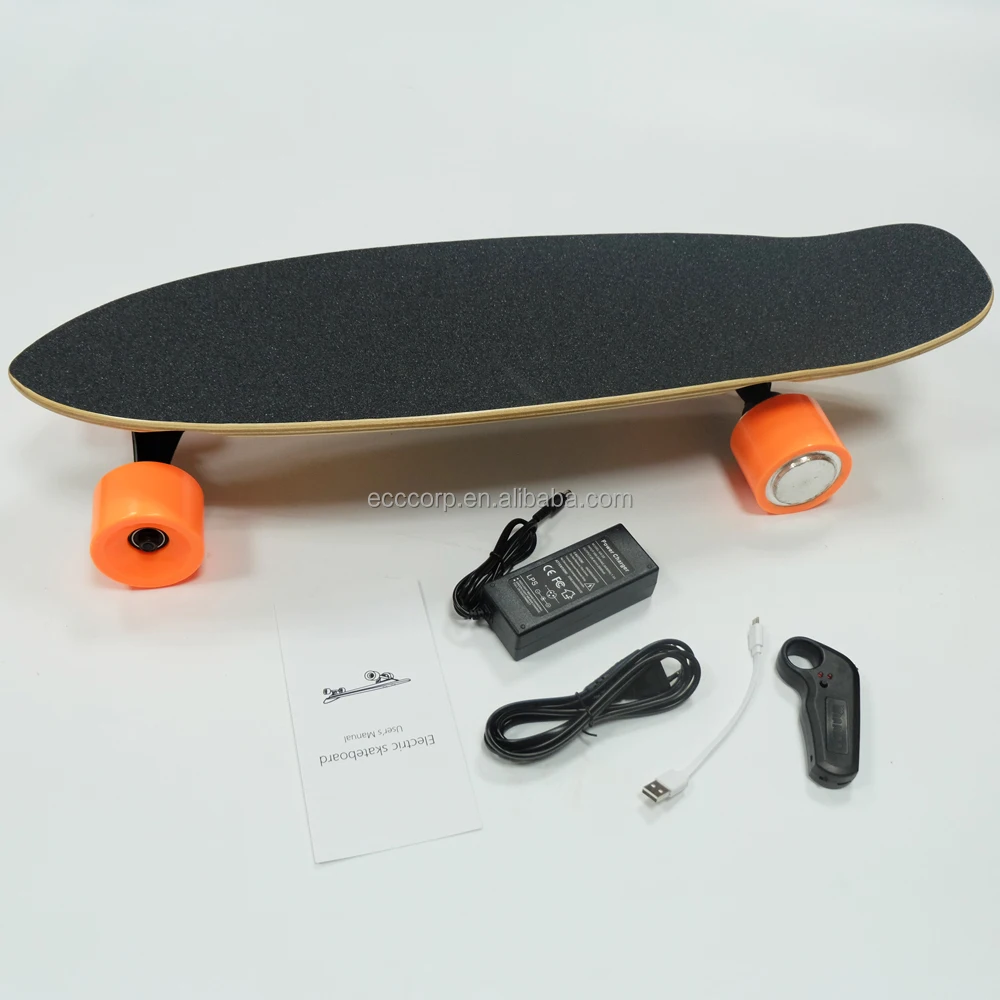 

Wholesale Black Mini Four Wheels Boosted Electric Skateboard Custom Motorized Skateboard