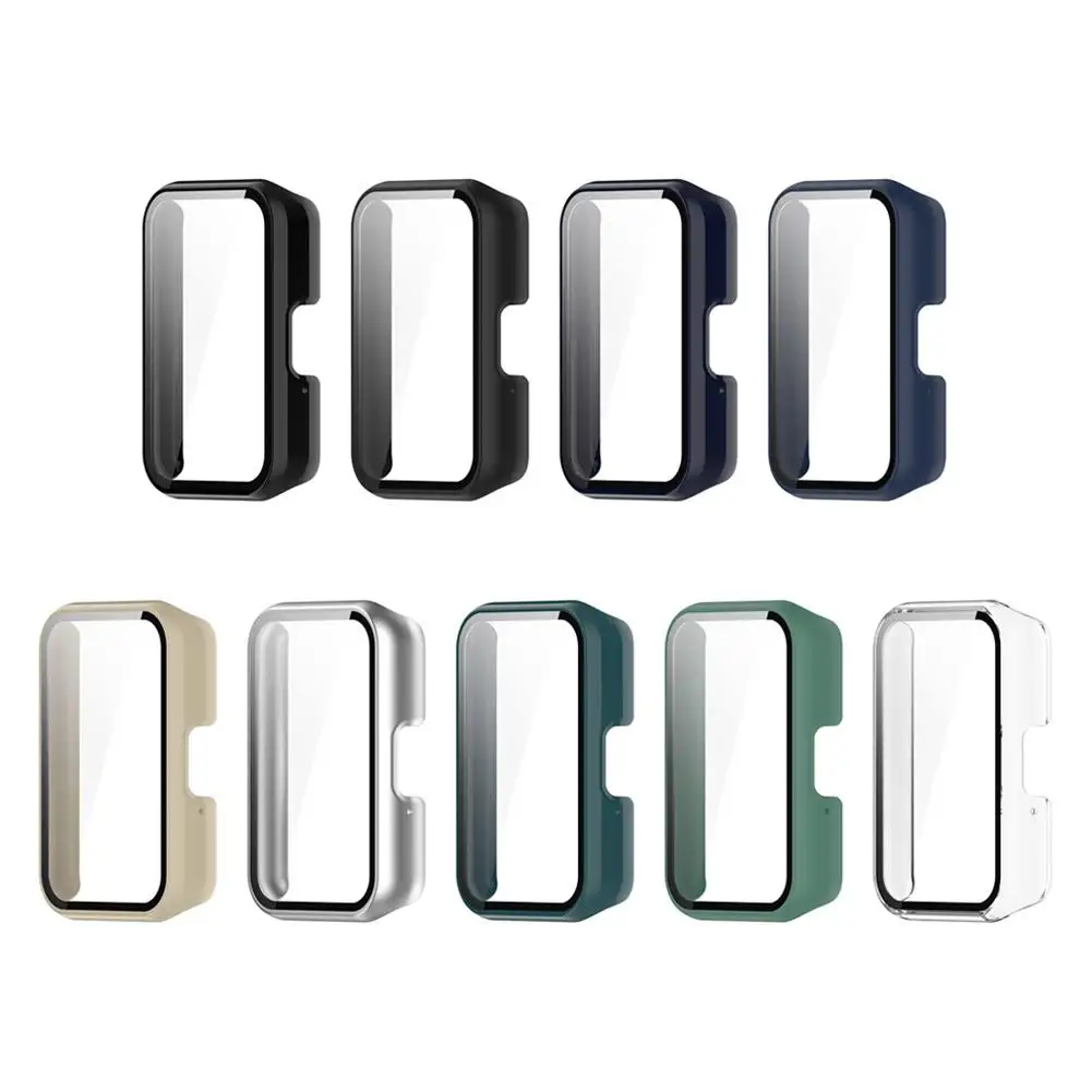 Smart Watch Armband Voll abdeckung Stoßstange Schutzhülle Voll abdeckung Displays chutz folie gehärtetes Glas für Samsung Galaxy Fit 3