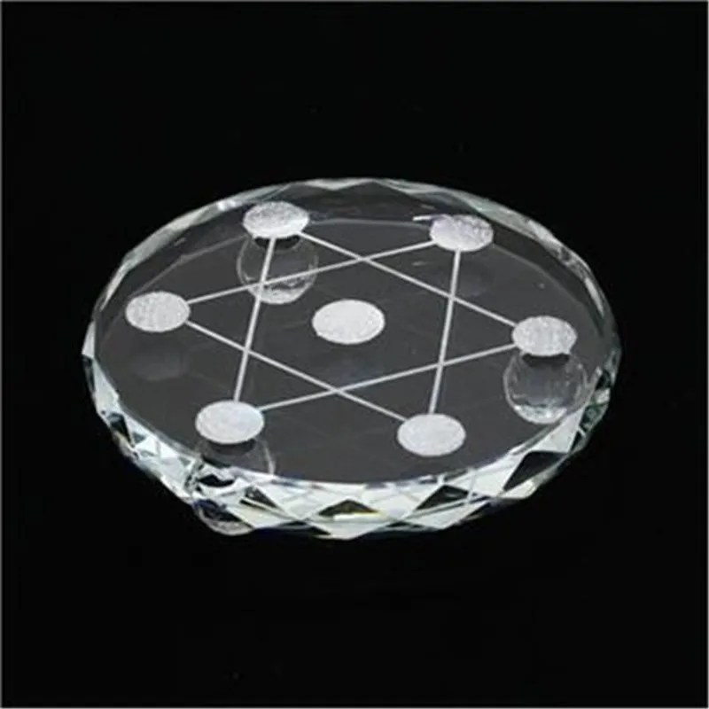 18 cm Seven Star Array 7 Sterne Platte Asiatischer Quarzkristall Heilkugel Basis Kugelständer Home Decor Ornamente Geschenke – Detail 3