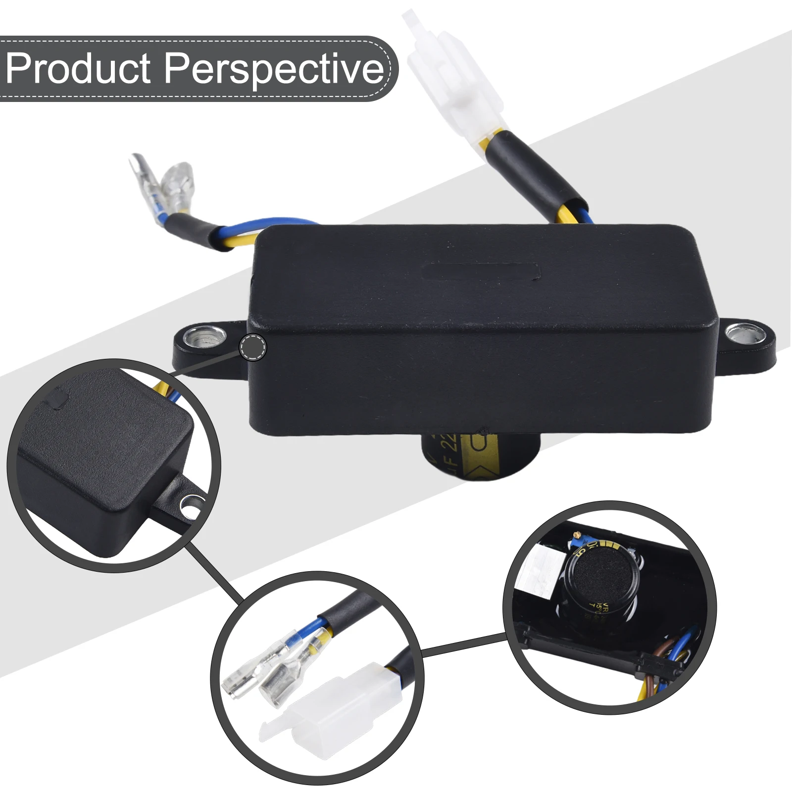Single Phase AVR Automatic Voltage Regulator Rectifier for 168F 170F 2KW 3KW Generators with Carbon Brush for GX210