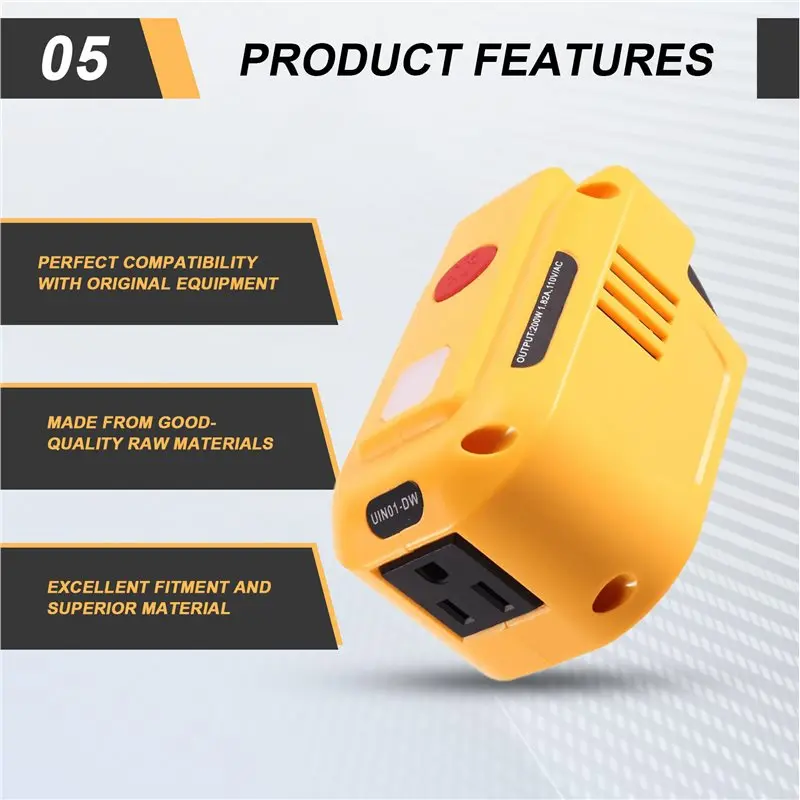 AB11-For Lithium- Battery Compatible 150W Power Supply Inverter Portable EU Plug