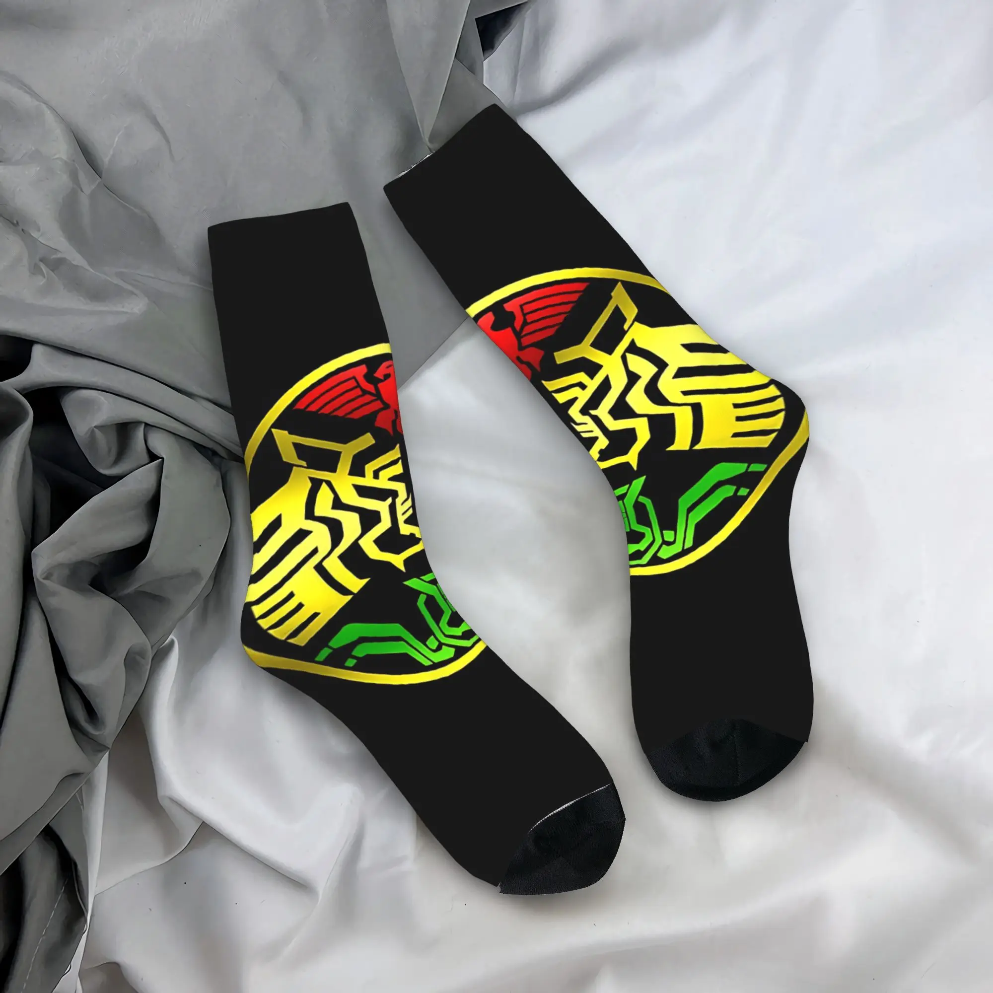 Kamen Rider Ooo-Tatoba Combo Emblem Socks  Non Skid Stockings Couple Warm Soft Running Sports Socks Autumn Korean Pattern Socks