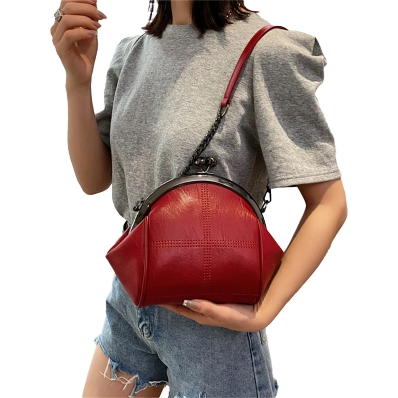 E74B Fashion and Long lasting Crossbody Bag PU Shoulder Bags for Fashionable Individuals