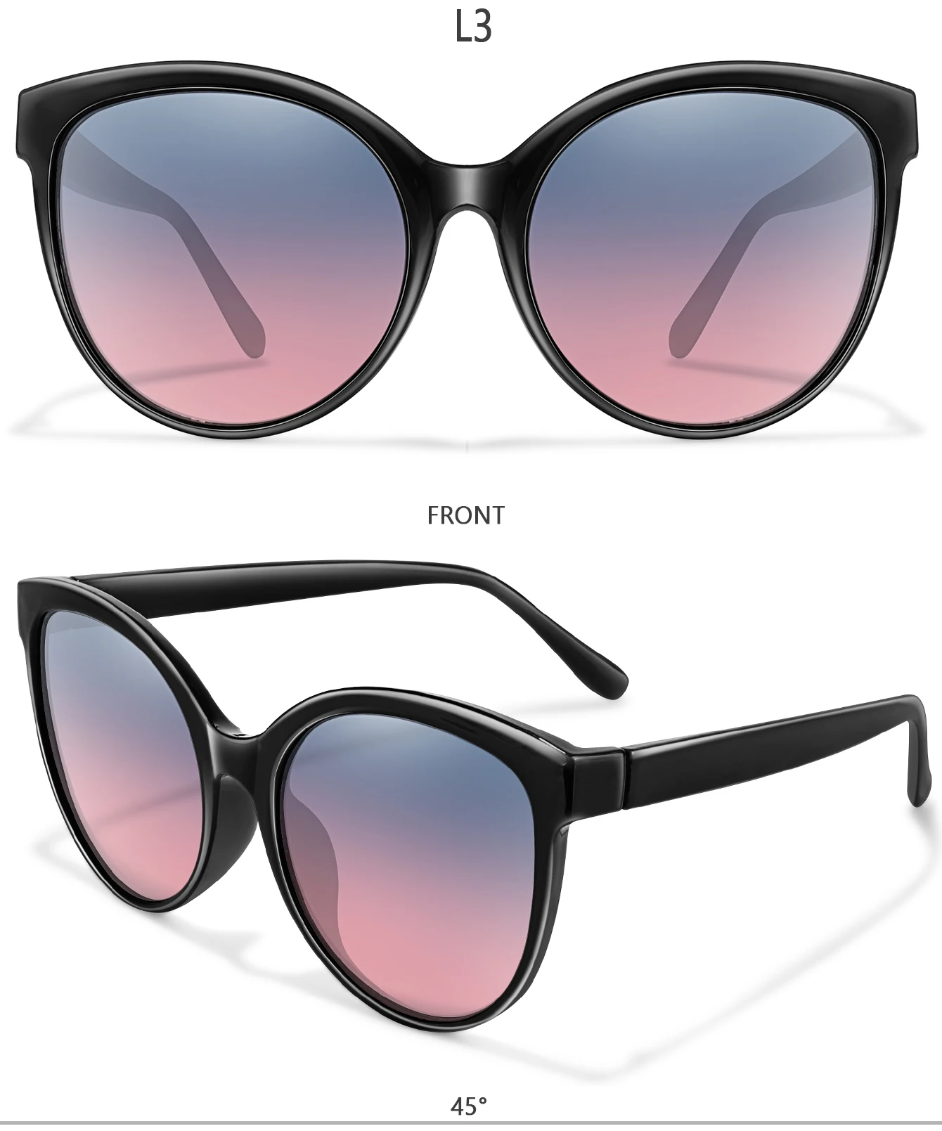 Trendige Sonnenbrillen für Damen, modische, elegante ovale Sonnenbrillen für den täglichen Outfit, Party, Shopping, Reisen, Strandurlaub, Selfie – Detail 9