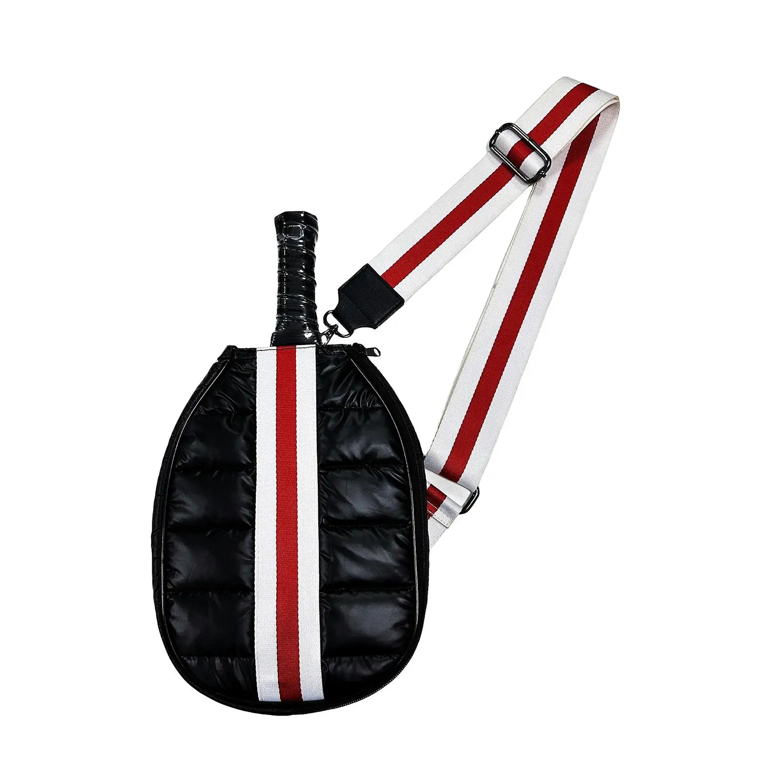 Sports Duffel Tennis Bag for Badminton Pickleball Racquet with Crossbody Strap for Gym Hiking School Biking Waterproof Nylon
